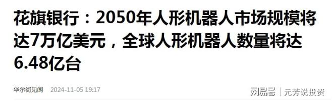 宇树人形机器人闪亮春晚十大核心供应商解密！10倍股或批量诞生(图3)